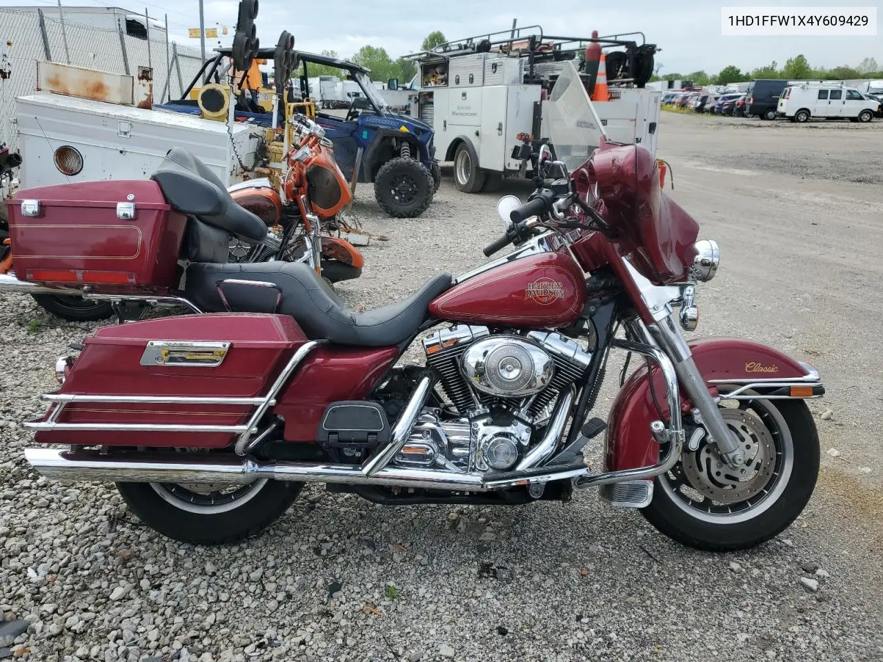 2004 Harley-Davidson Flhtci VIN: 1HD1FFW1X4Y609429 Lot: 56420375