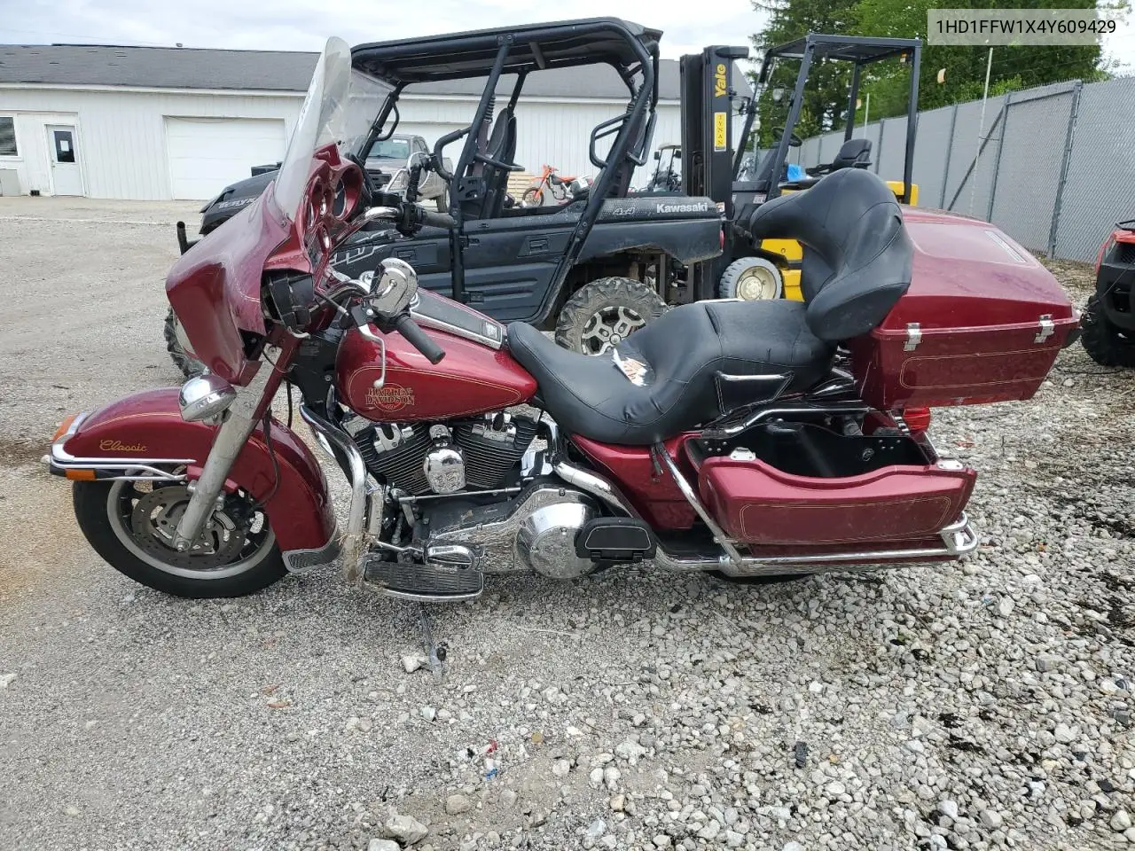 2004 Harley-Davidson Flhtci VIN: 1HD1FFW1X4Y609429 Lot: 56420375