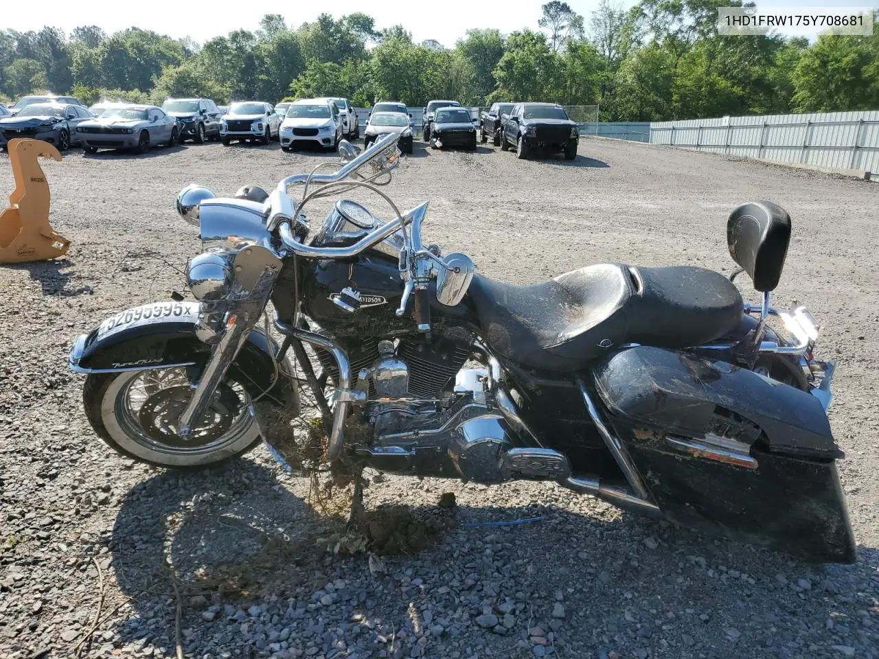 2005 Harley-Davidson Flhrci VIN: 1HD1FRW175Y708681 Lot: 52695995