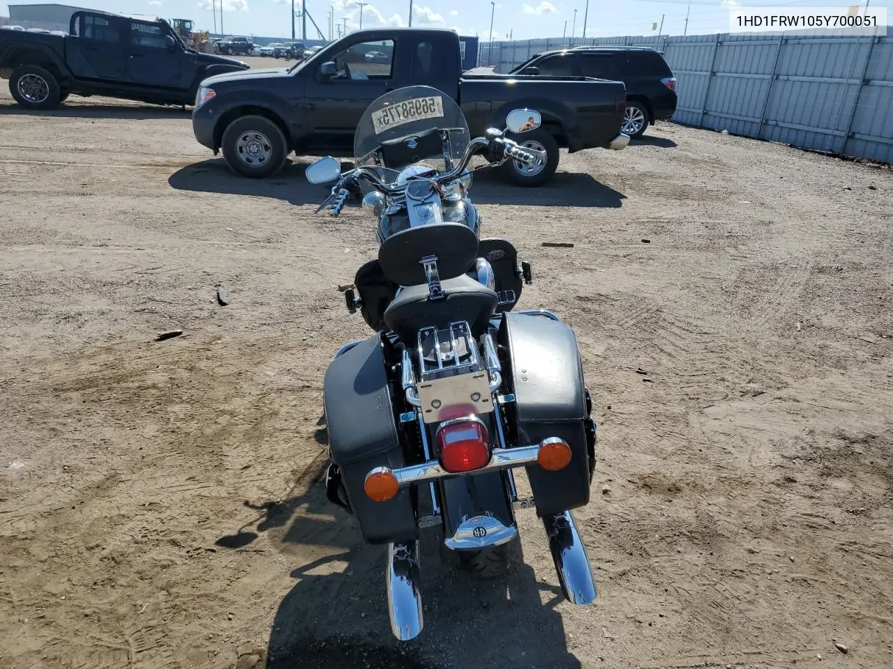 2005 Harley-Davidson Flhrci VIN: 1HD1FRW105Y700051 Lot: 56958775
