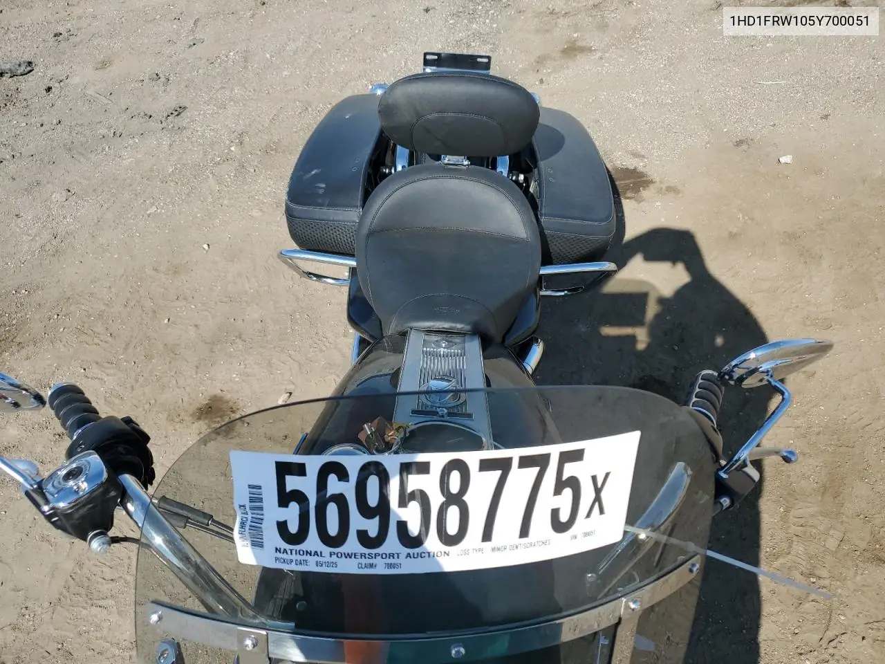 2005 Harley-Davidson Flhrci VIN: 1HD1FRW105Y700051 Lot: 56958775