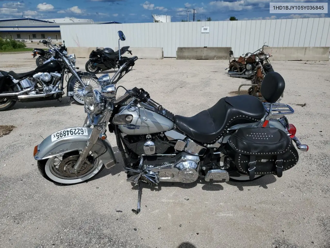 2005 Harley-Davidson Flstc VIN: 1HD1BJY105Y036845 Lot: 62294895