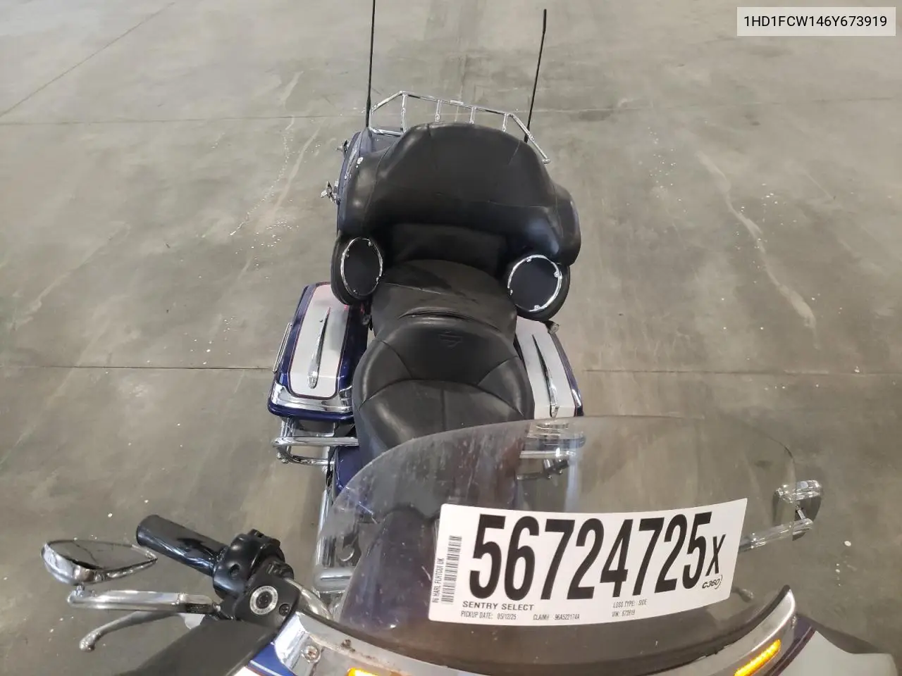 2006 Harley-Davidson Flhtcui VIN: 1HD1FCW146Y673919 Lot: 56724725