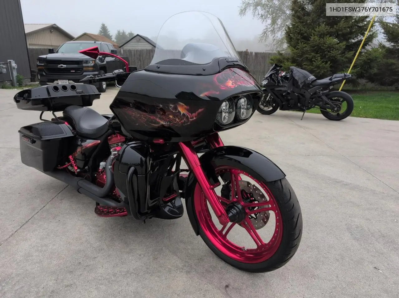 2006 Harley-Davidson Fltri VIN: 1HD1FSW376Y701675 Lot: 57213015