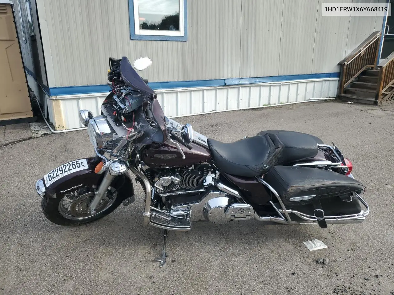 2006 Harley-Davidson Flhrci VIN: 1HD1FRW1X6Y668419 Lot: 62292265