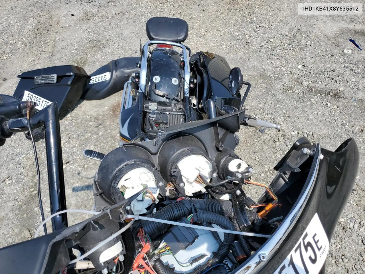 2008 Harley-Davidson Flhx VIN: 1HD1KB41X8Y635512 Lot: 59335175