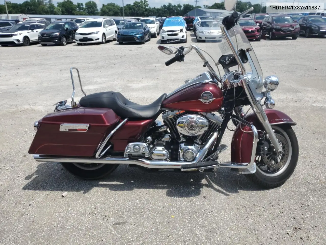 2008 Harley-Davidson Flhrc VIN: 1HD1FR41X8Y611837 Lot: 62160625
