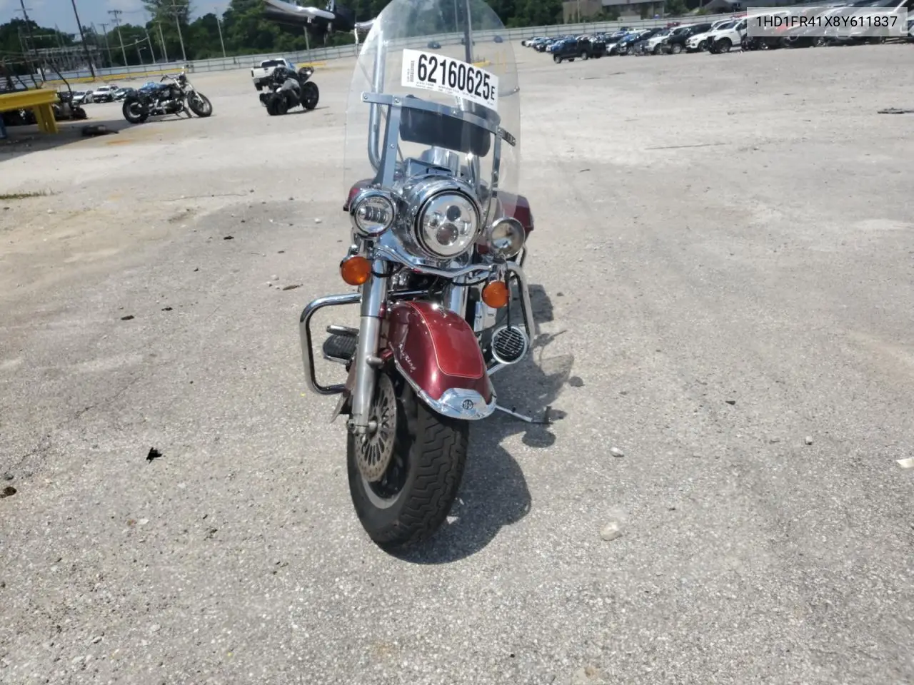 2008 Harley-Davidson Flhrc VIN: 1HD1FR41X8Y611837 Lot: 62160625