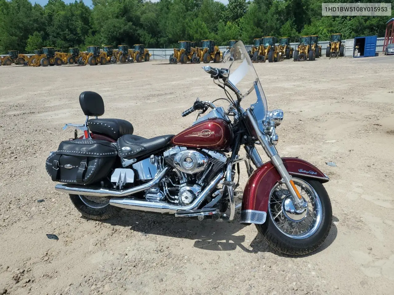2008 Harley-Davidson Flstc VIN: 1HD1BW5108Y015953 Lot: 62698085