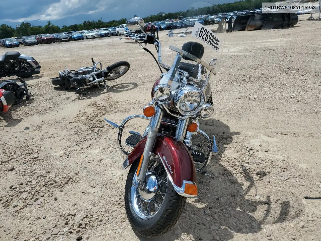 2008 Harley-Davidson Flstc VIN: 1HD1BW5108Y015953 Lot: 62698085