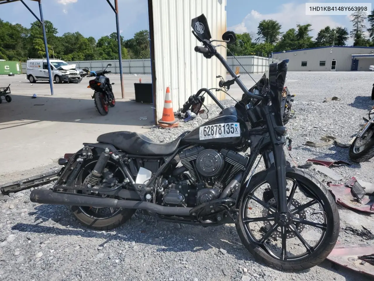 2008 Harley-Davidson Flhx VIN: 1HD1KB4148Y663998 Lot: 62878135