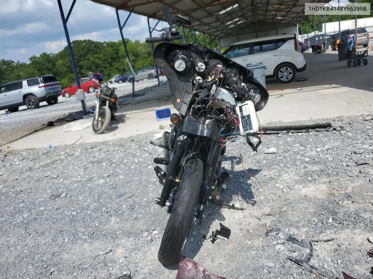 2008 Harley-Davidson Flhx VIN: 1HD1KB4148Y663998 Lot: 62878135