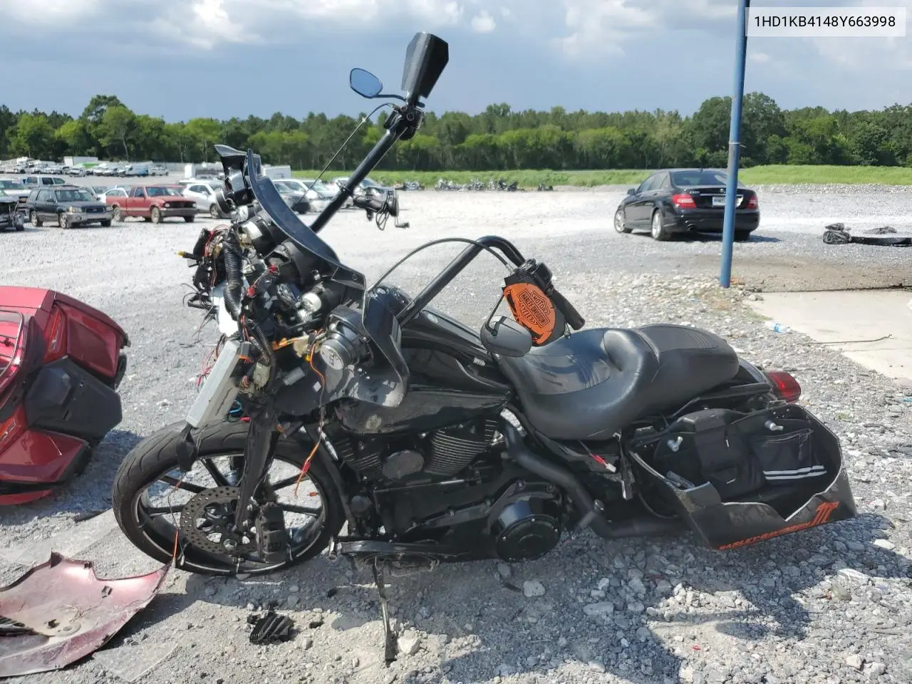 2008 Harley-Davidson Flhx VIN: 1HD1KB4148Y663998 Lot: 62878135