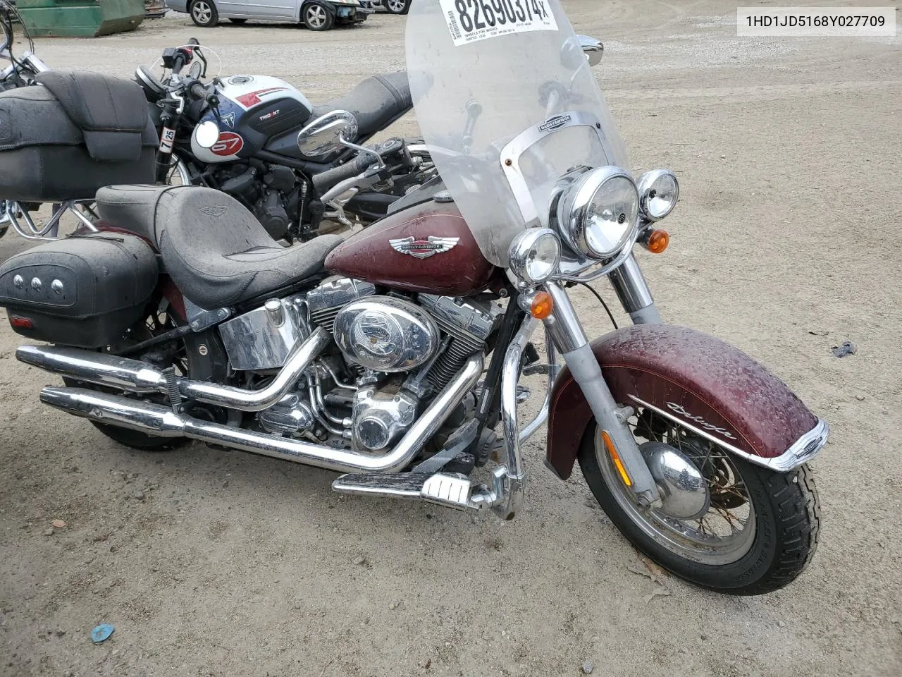 2008 Harley-Davidson Flstn VIN: 1HD1JD5168Y027709 Lot: 82690374
