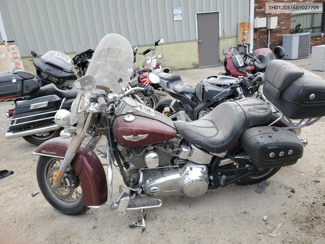 2008 Harley-Davidson Flstn VIN: 1HD1JD5168Y027709 Lot: 82690374