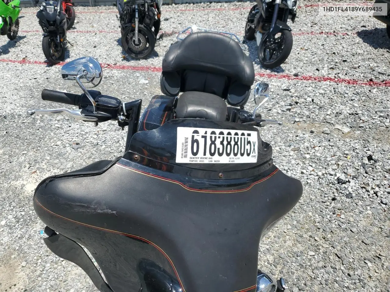 2009 Harley-Davidson Flhtcu VIN: 1HD1FL4189Y689435 Lot: 61838805