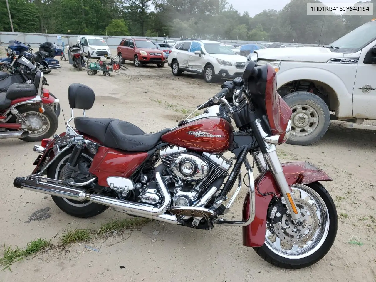 2009 Harley-Davidson Flhx VIN: 1HD1KB4159Y648184 Lot: 62881815