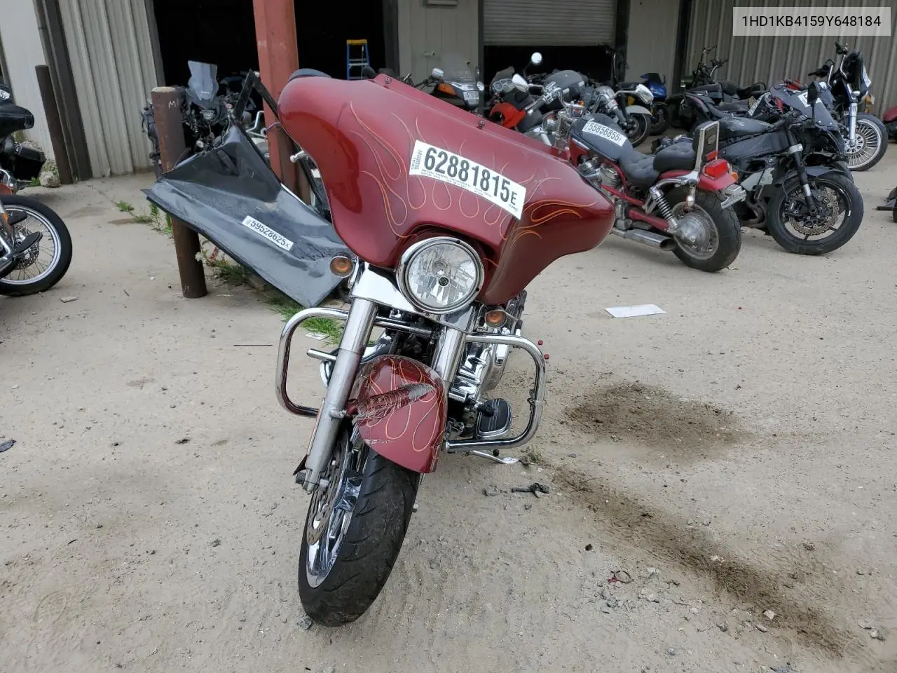 2009 Harley-Davidson Flhx VIN: 1HD1KB4159Y648184 Lot: 62881815