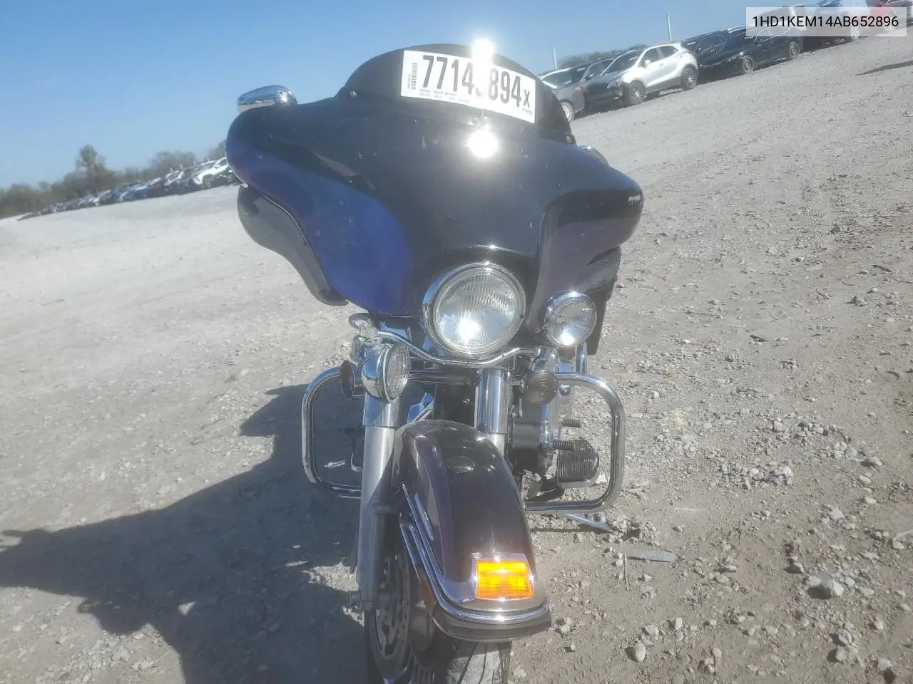 2010 Harley-Davidson Flhtk VIN: 1HD1KEM14AB652896 Lot: 48014955