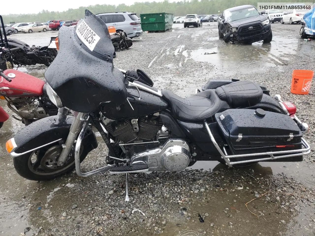2010 Harley-Davidson Flhtp VIN: 1HD1FMM11AB653468 Lot: 50881025