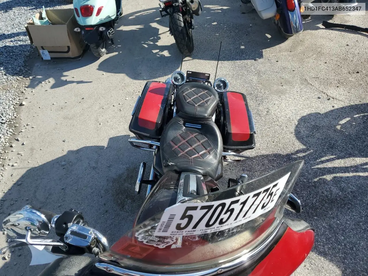 2010 Harley-Davidson Flhtcu VIN: 1HD1FC413AB652347 Lot: 57051775