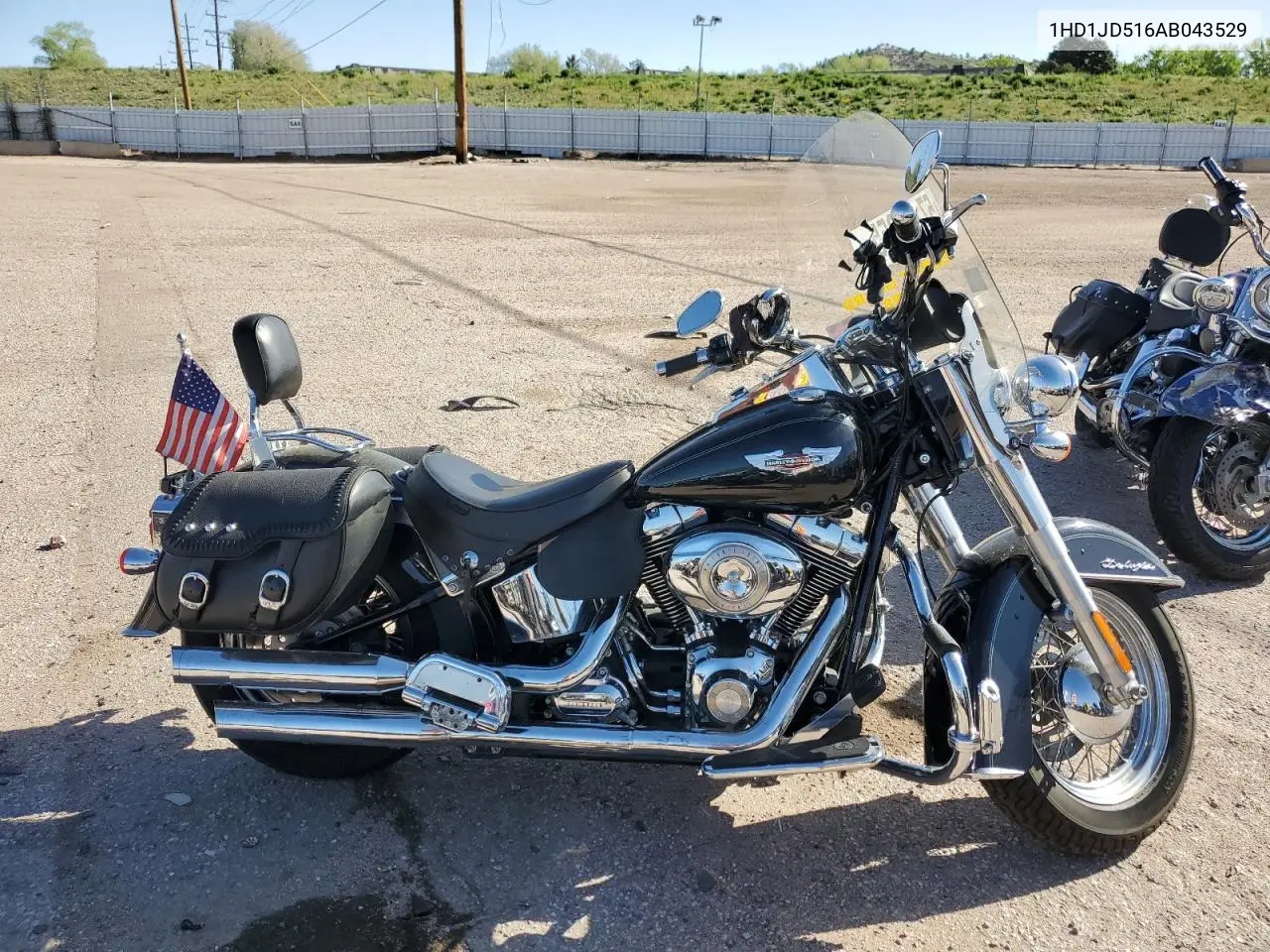 2010 Harley-Davidson Flstn VIN: 1HD1JD516AB043529 Lot: 57100255