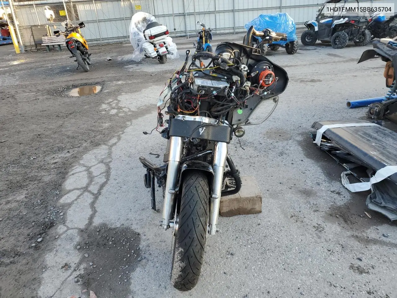 2011 Harley-Davidson Flhtp VIN: 1HD1FMM15BB635704 Lot: 45293345