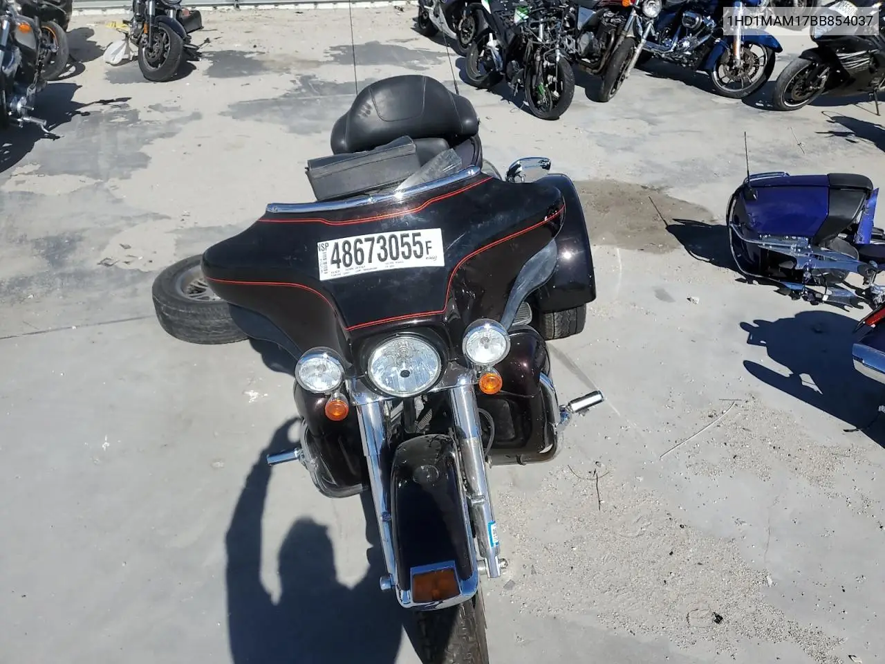 2011 Harley-Davidson Flhtcutg VIN: 1HD1MAM17BB854037 Lot: 51578035