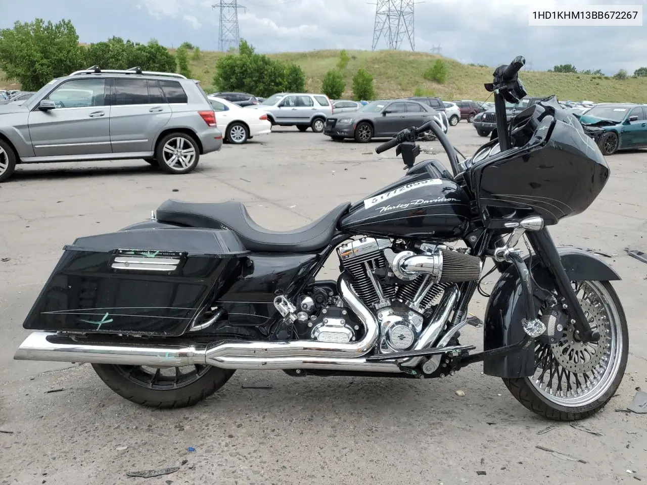 2011 Harley-Davidson Fltrx VIN: 1HD1KHM13BB672267 Lot: 61772055