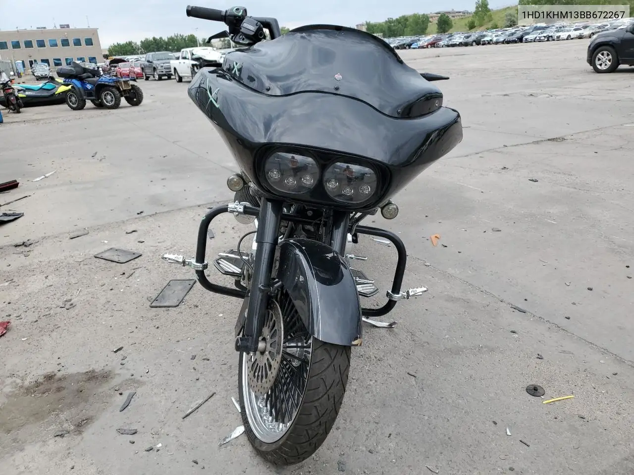 2011 Harley-Davidson Fltrx VIN: 1HD1KHM13BB672267 Lot: 61772055
