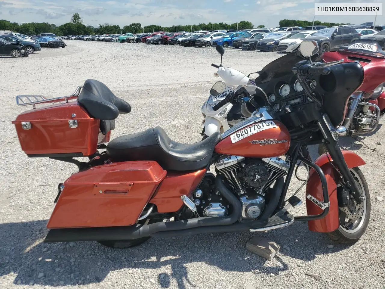 2011 Harley-Davidson Flhx VIN: 1HD1KBM16BB638899 Lot: 62077875