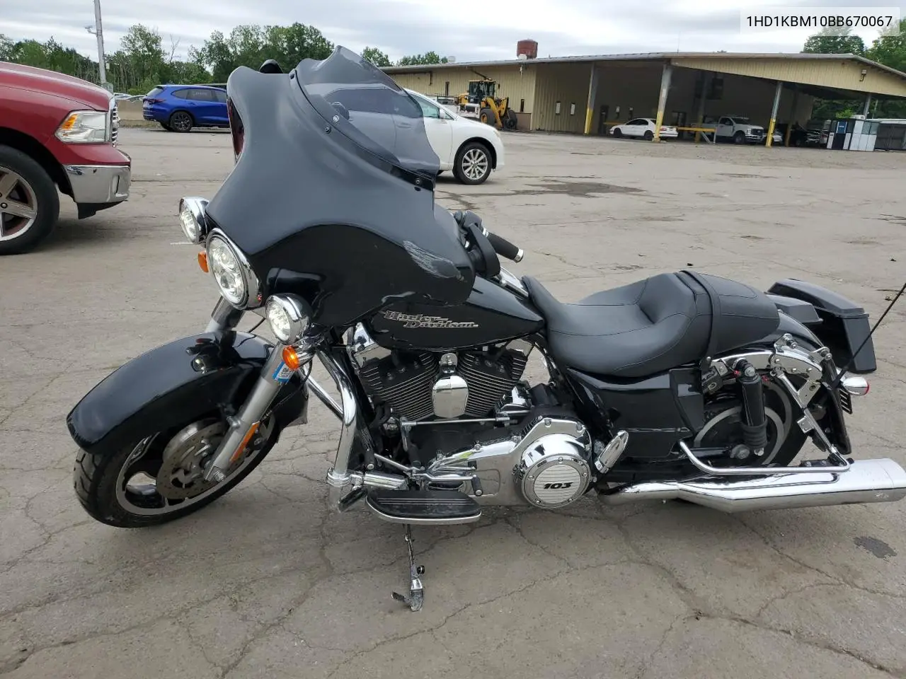2011 Harley-Davidson Flhx VIN: 1HD1KBM10BB670067 Lot: 62595235