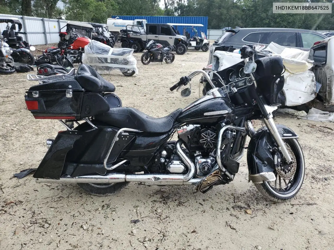 2011 Harley-Davidson Flhtk VIN: 1HD1KEM18BB647525 Lot: 63039675