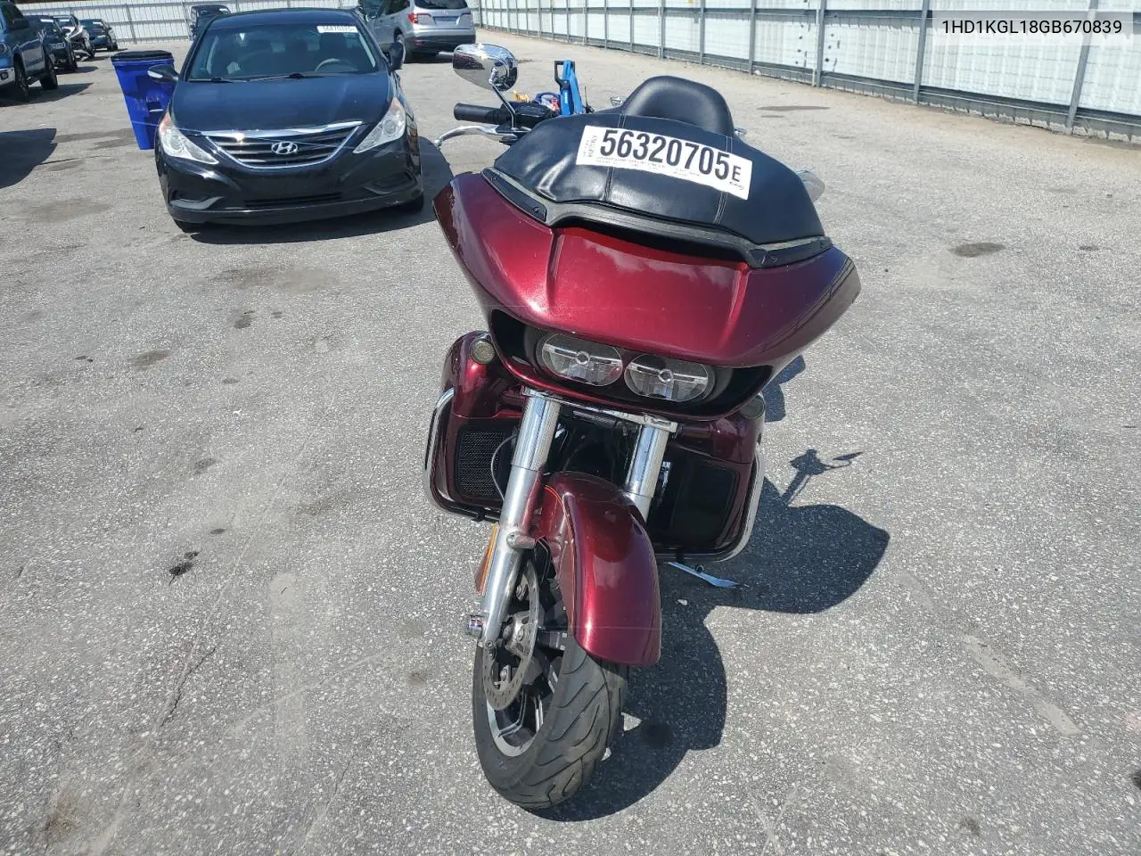 2016 Harley-Davidson Fltru VIN: 1HD1KGL18GB670839 Lot: 56320705