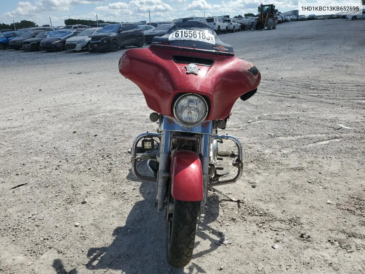 2019 Harley-Davidson Flhx VIN: 1HD1KBC13KB652695 Lot: 61656185