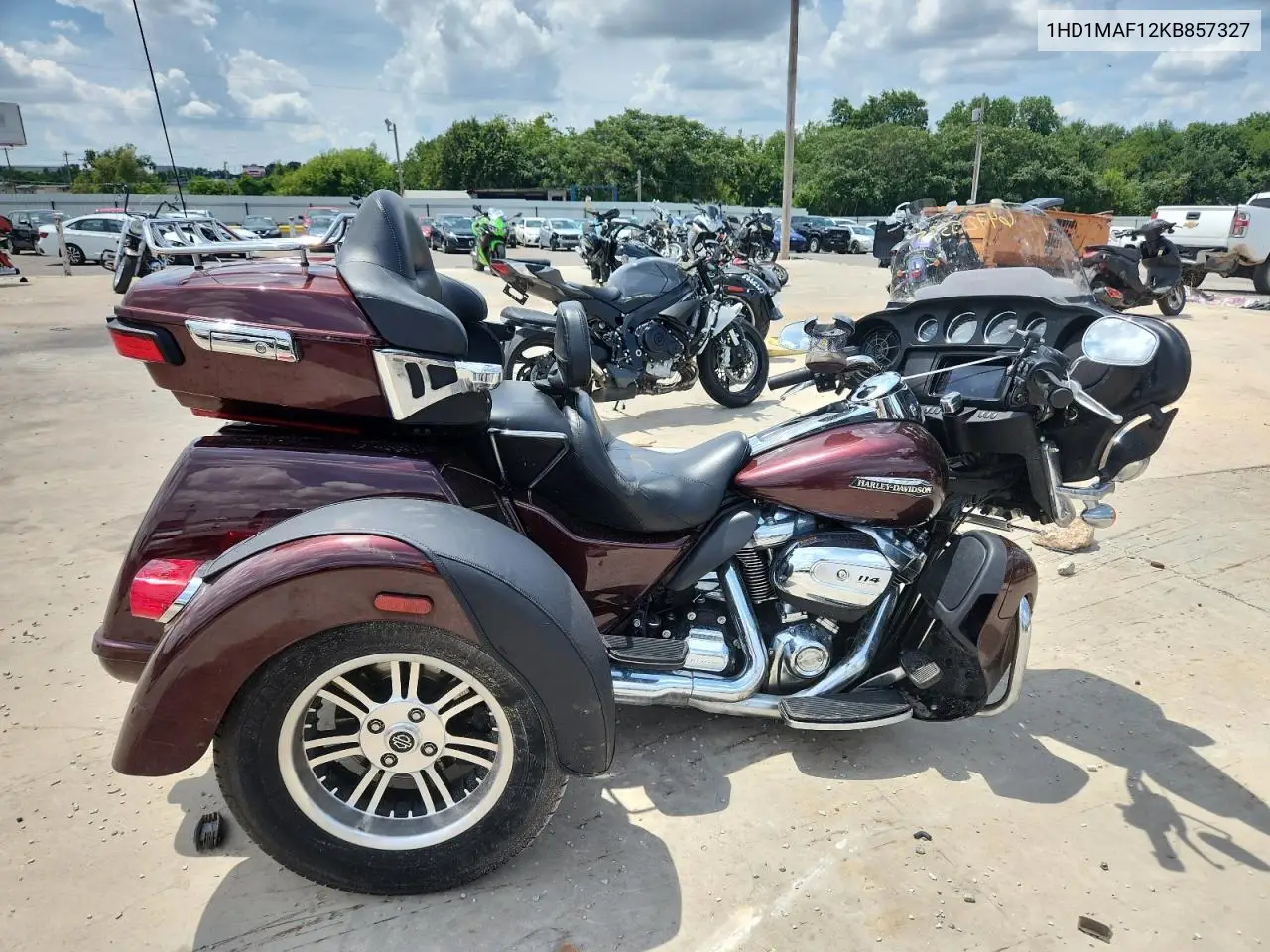2019 Harley-Davidson Flhtcutg VIN: 1HD1MAF12KB857327 Lot: 64725375