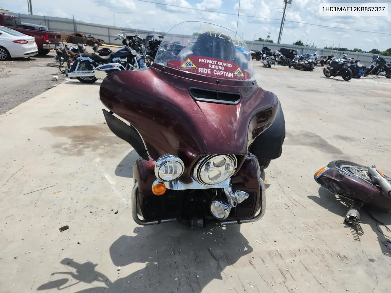 2019 Harley-Davidson Flhtcutg VIN: 1HD1MAF12KB857327 Lot: 64725375