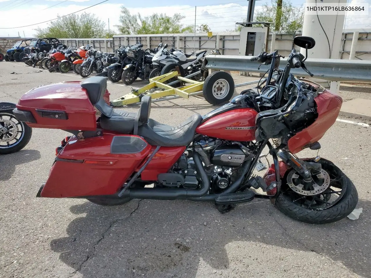 2020 Harley-Davidson Fltrxs VIN: 1HD1KTP16LB636864 Lot: 62515395