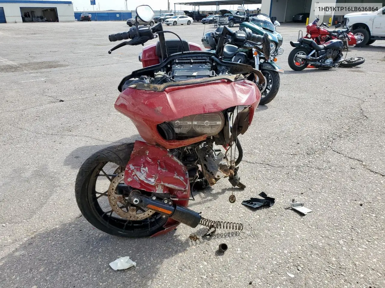 2020 Harley-Davidson Fltrxs VIN: 1HD1KTP16LB636864 Lot: 62515395