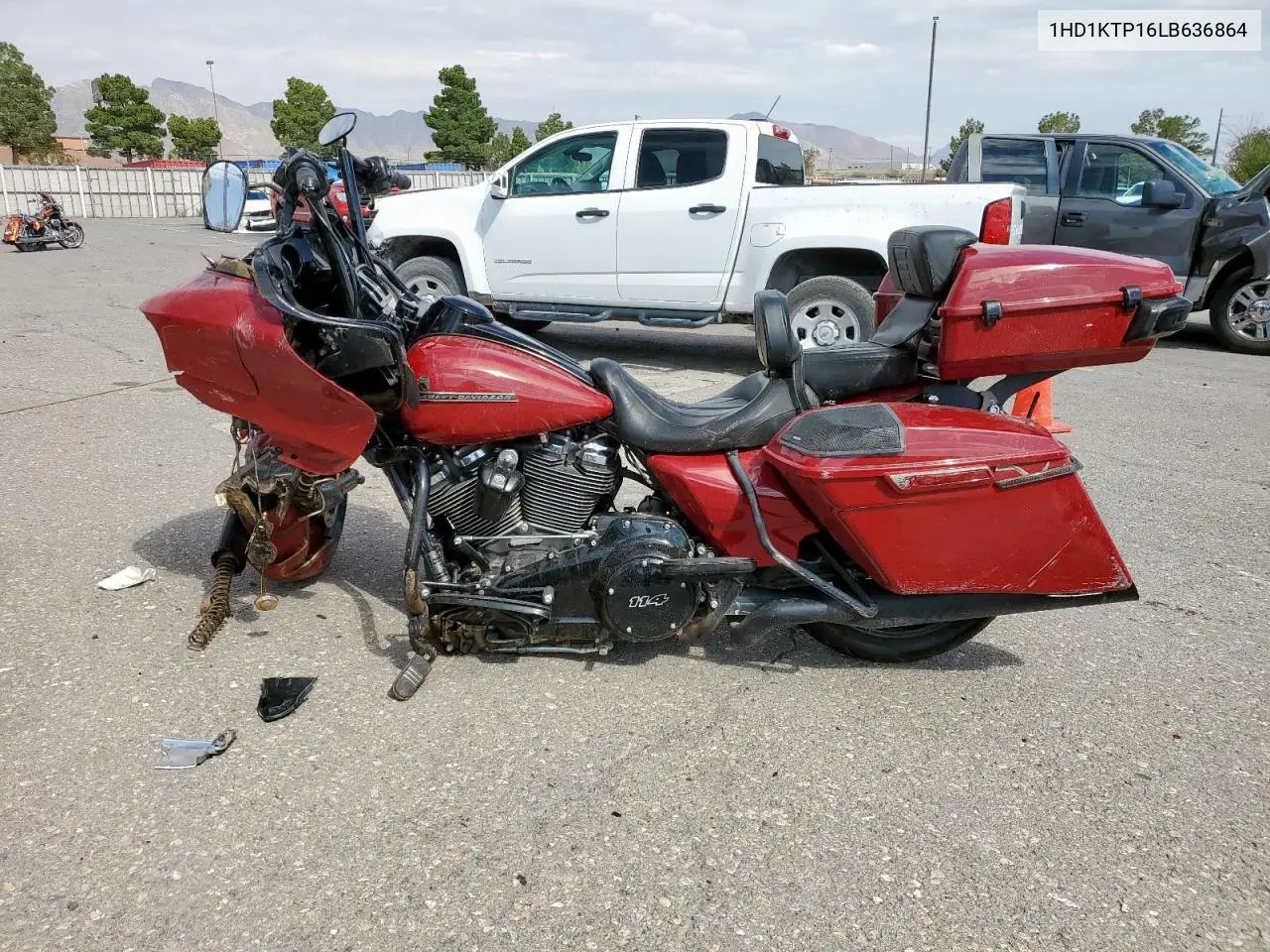 2020 Harley-Davidson Fltrxs VIN: 1HD1KTP16LB636864 Lot: 62515395