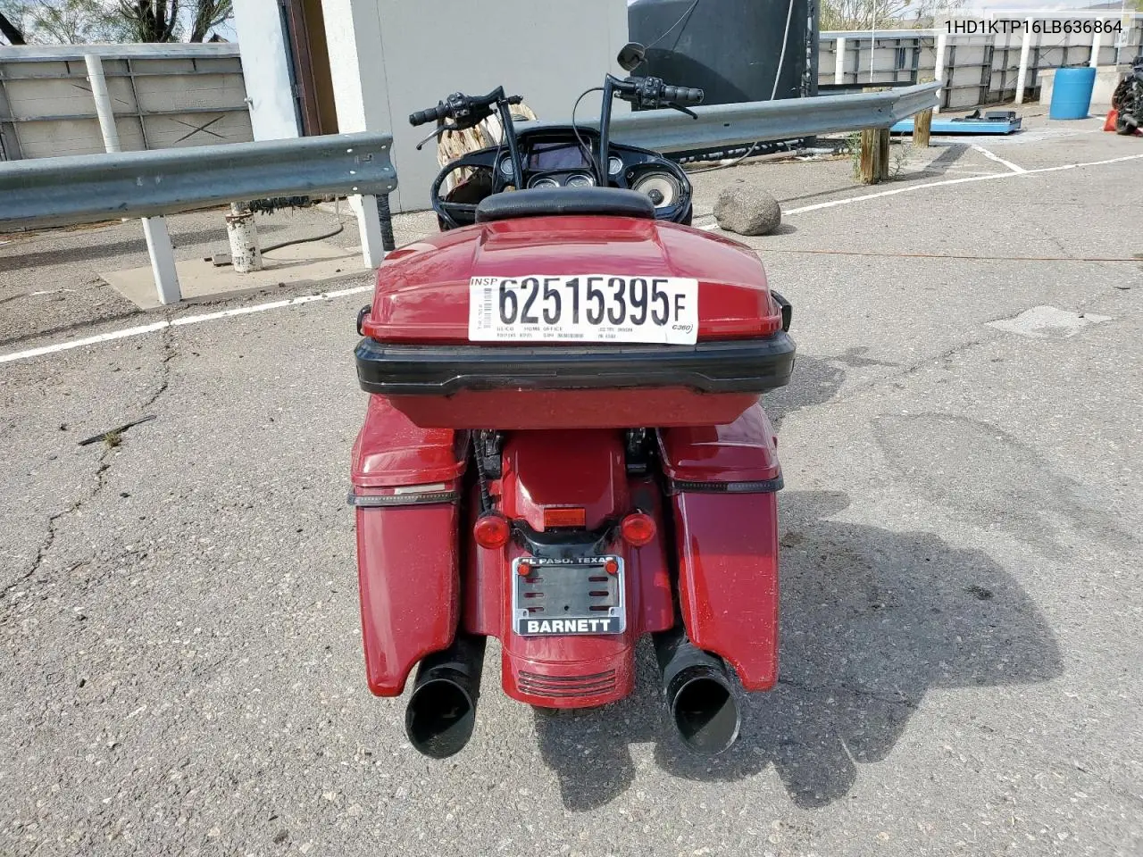 2020 Harley-Davidson Fltrxs VIN: 1HD1KTP16LB636864 Lot: 62515395