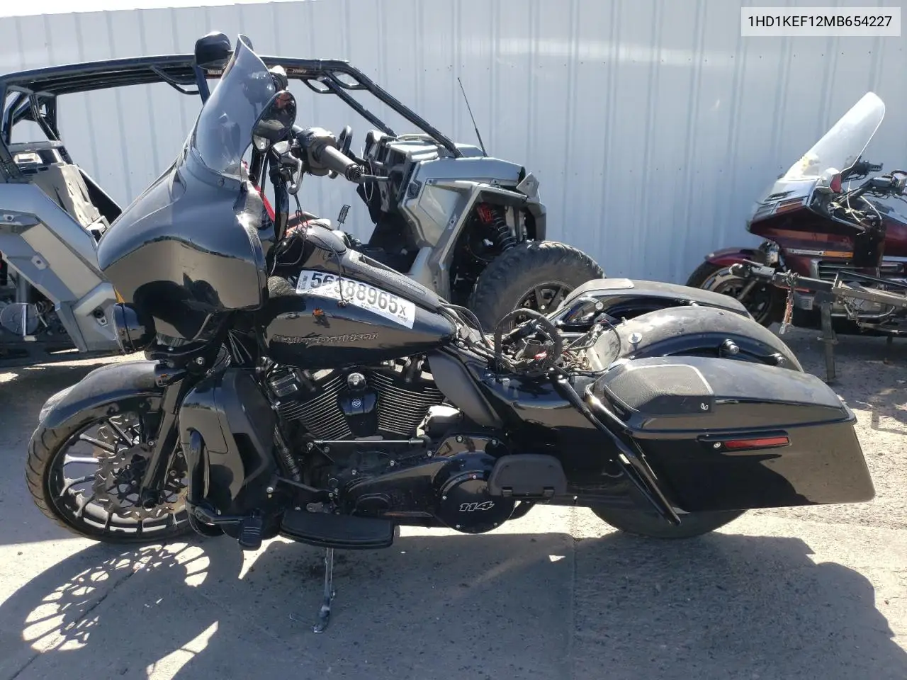 2021 Harley-Davidson Flhtk VIN: 1HD1KEF12MB654227 Lot: 56888965