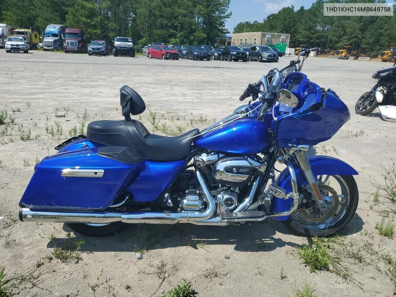 2021 Harley-Davidson Fltrx VIN: 1HD1KHC16MB648758 Lot: 62519635