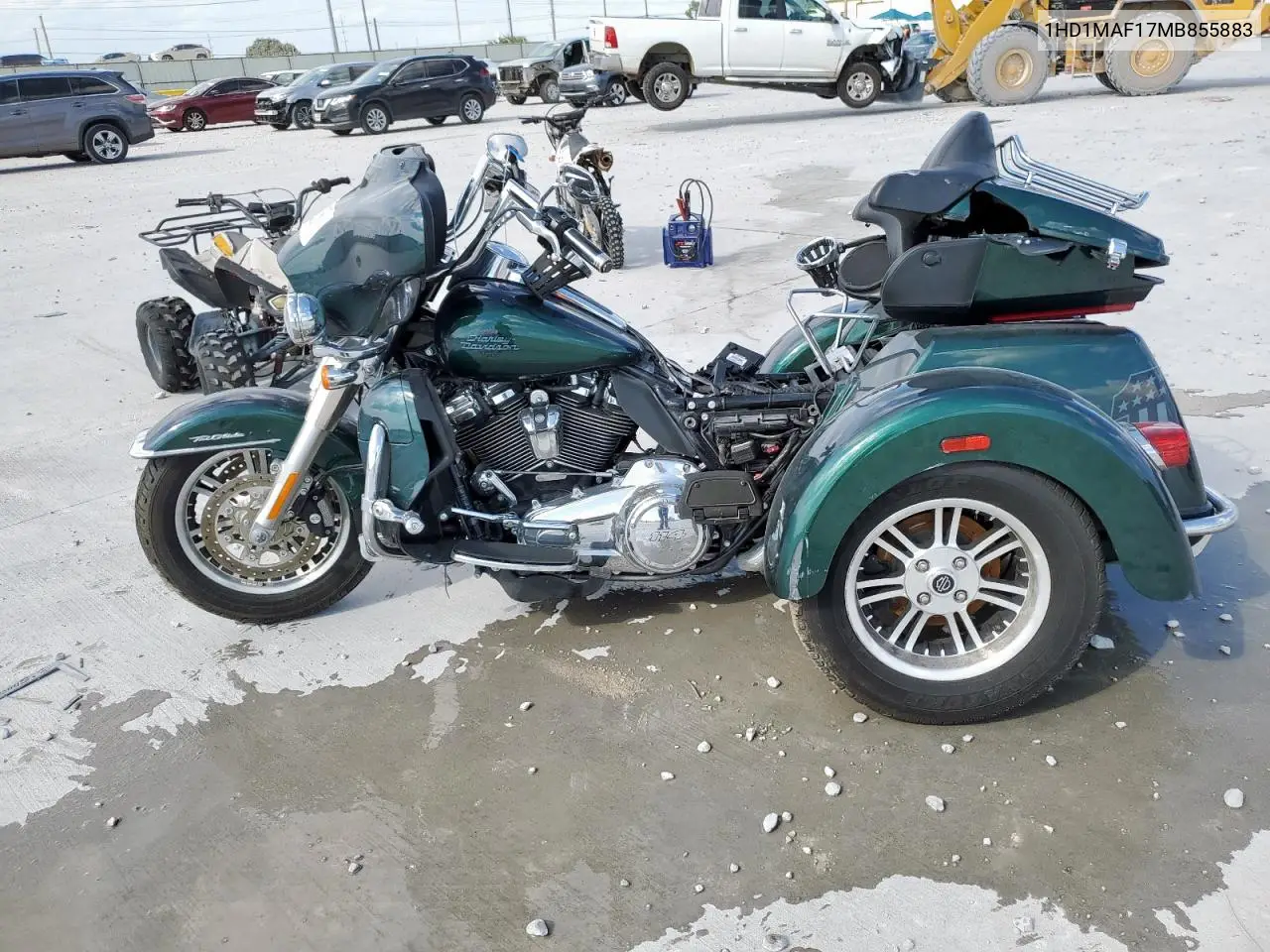 2021 Harley-Davidson Flhtcutg VIN: 1HD1MAF17MB855883 Lot: 62583205
