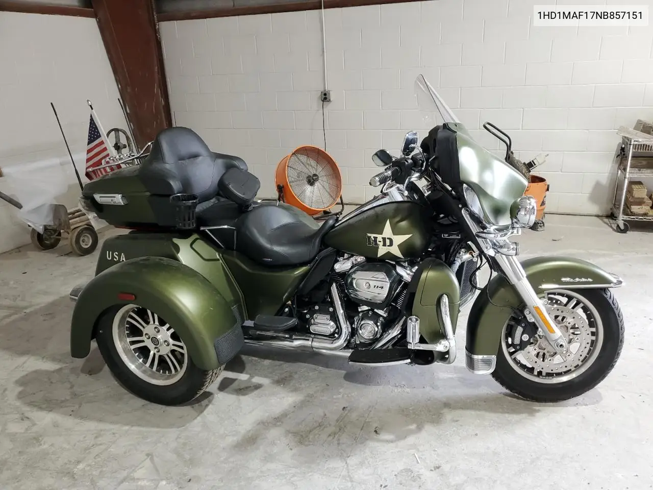 2022 Harley-Davidson Flhtcutg VIN: 1HD1MAF17NB857151 Lot: 61636355