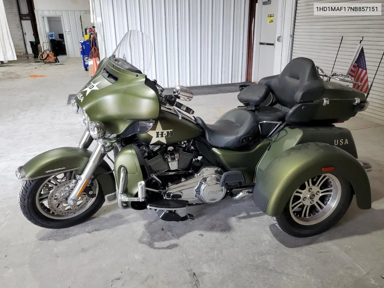 2022 Harley-Davidson Flhtcutg VIN: 1HD1MAF17NB857151 Lot: 61636355