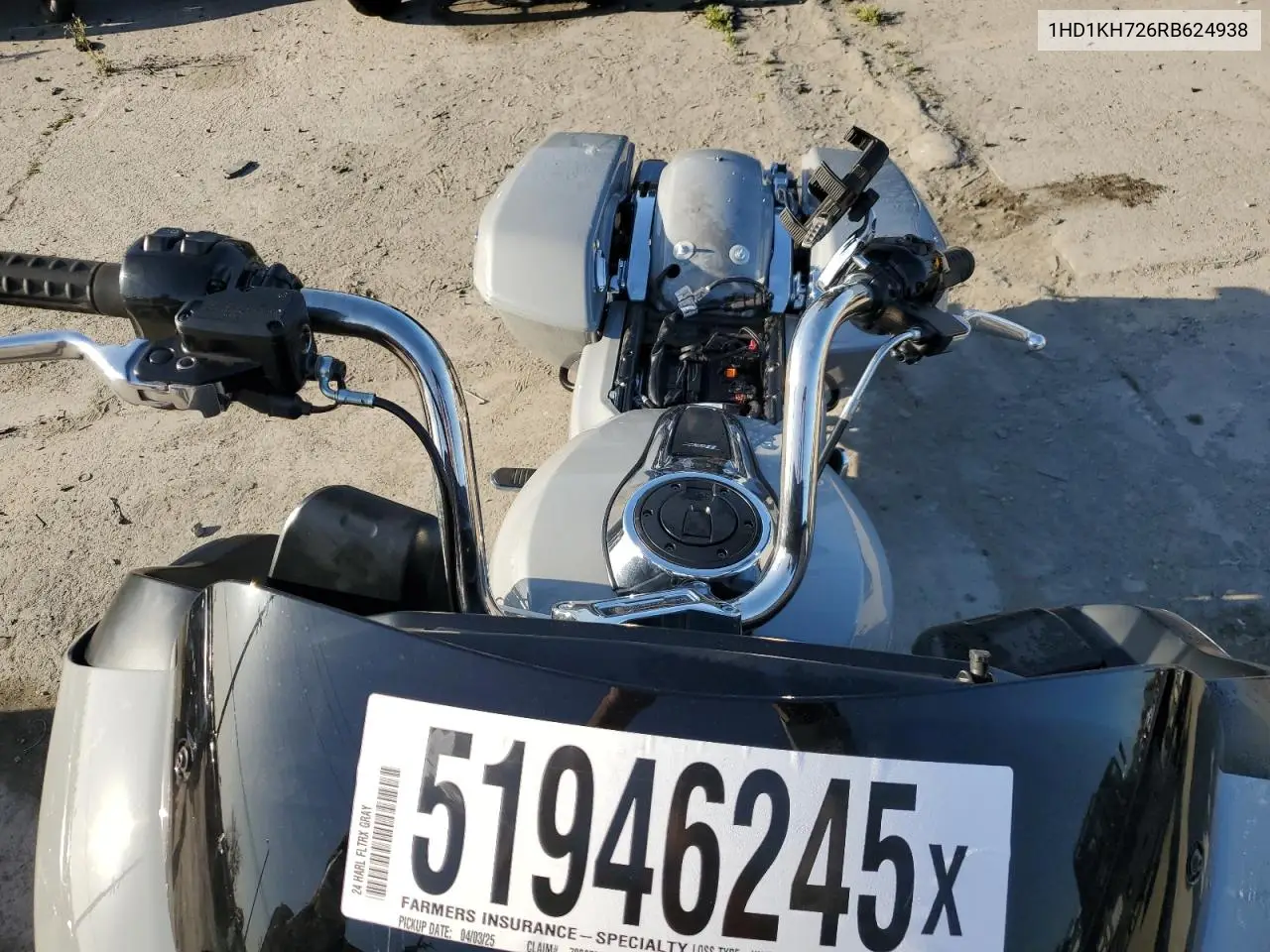2024 Harley-Davidson Fltrx VIN: 1HD1KH726RB624938 Lot: 51946245