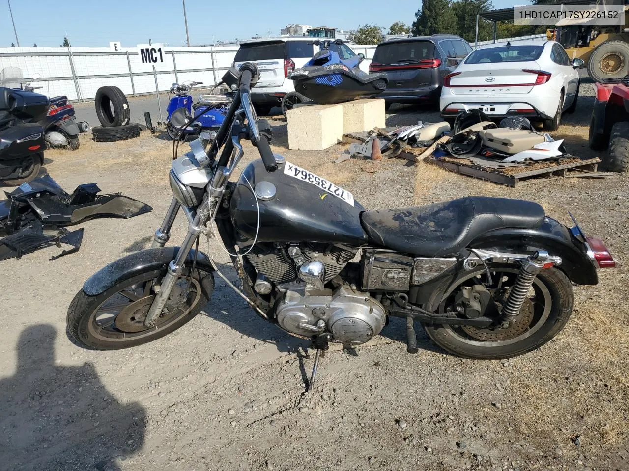 1995 Harley-Davidson Xl1200 VIN: 1HD1CAP17SY226152 Lot: 72735364