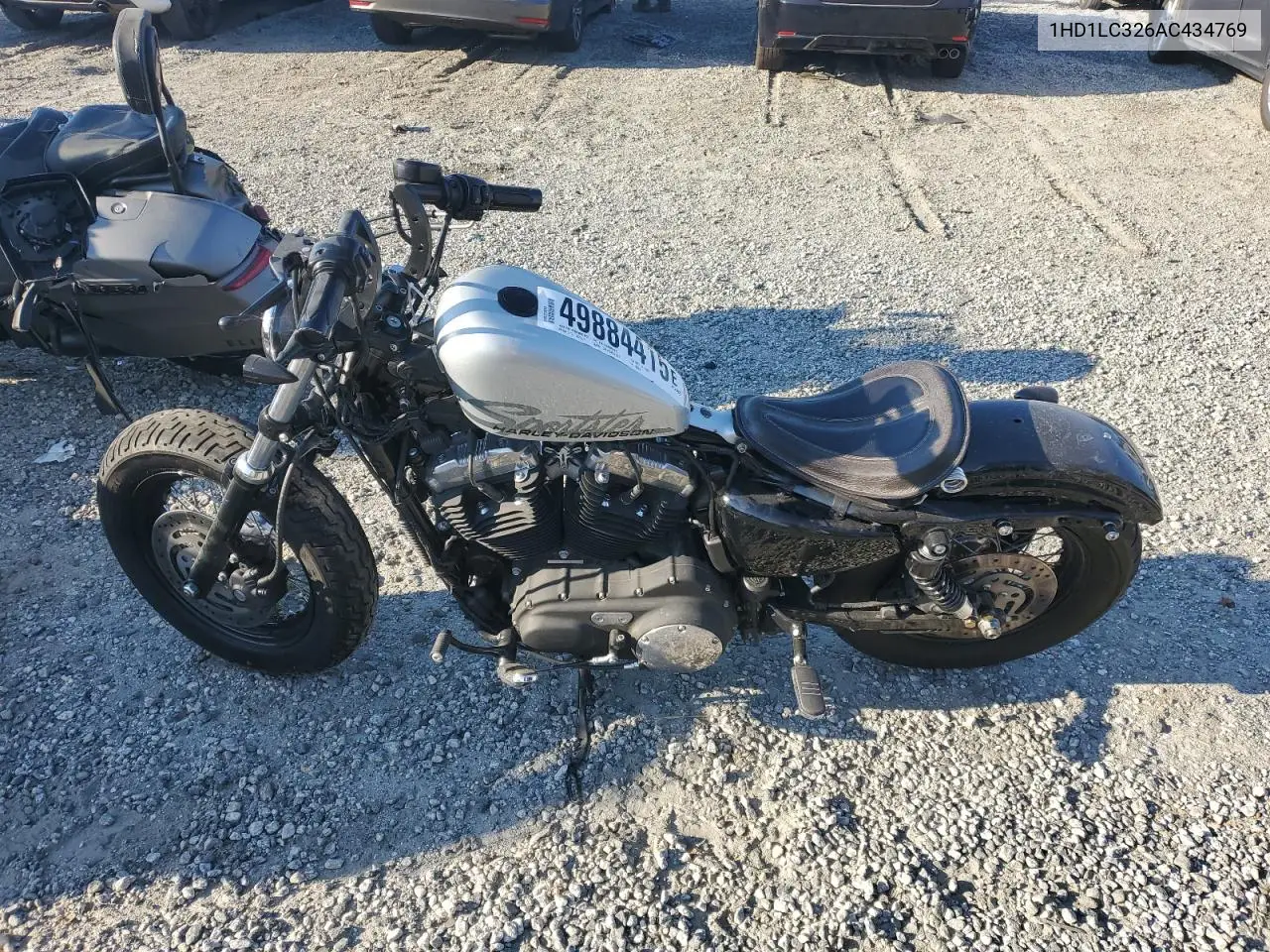 2010 Harley-Davidson Xl1200 X VIN: 1HD1LC326AC434769 Lot: 49884415