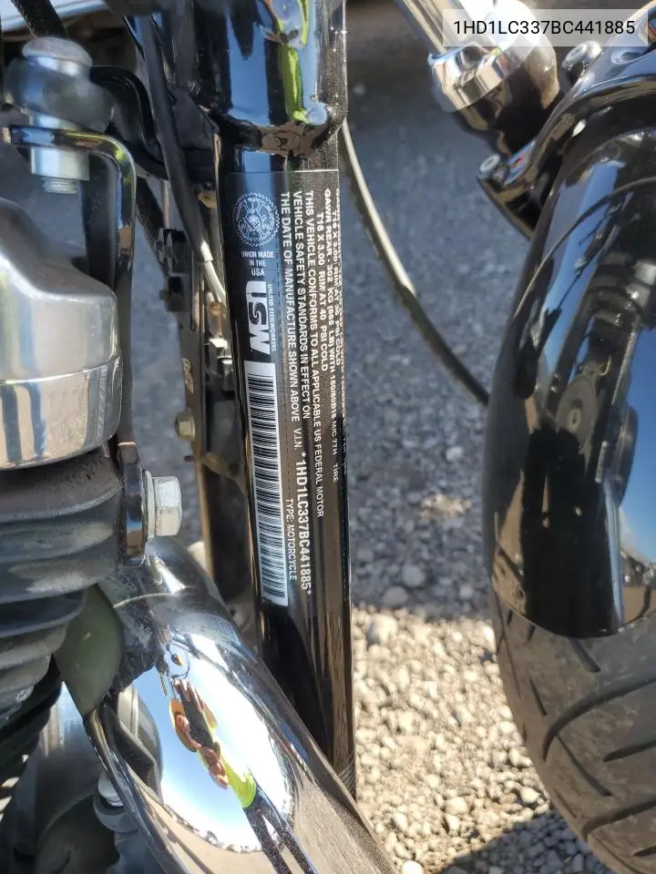 2011 Harley-Davidson Xl1200 X VIN: 1HD1LC337BC441885 Lot: 61460315